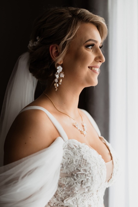 naszyjnik ślubny złoty