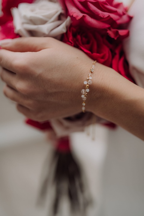 Kolczyki ślubne Crystal Bianca, zdjęcia: Magdalena Kańska