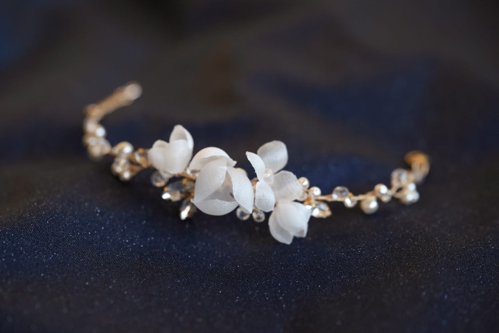 bransoletka ślubna z perłami