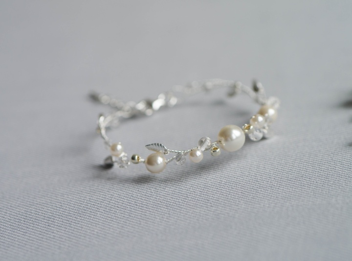 biżuteria ślubna z perłami