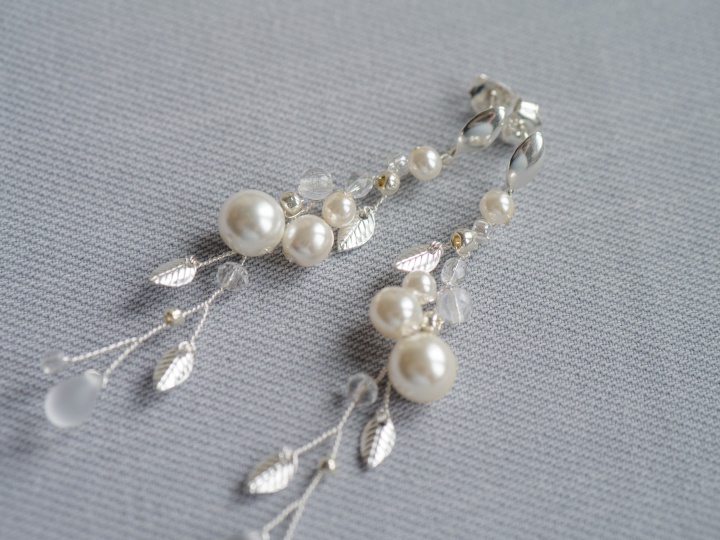 biżuteria ślubna z perłami