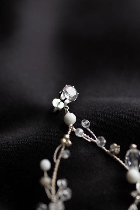 klipsy do uszu srebrne