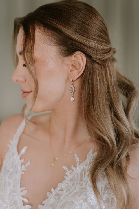 klipsy z kryształkami