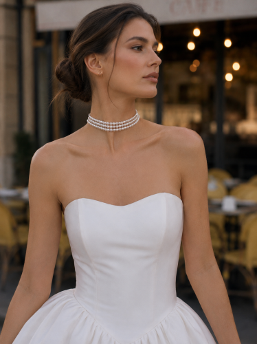 wizualizacja jak wygląda choker na szyi
