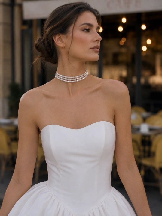 wizualizacja jak wygląda choker na szyi