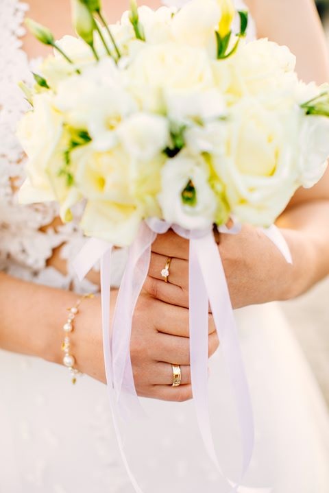 biżuteria ślubna z perłami