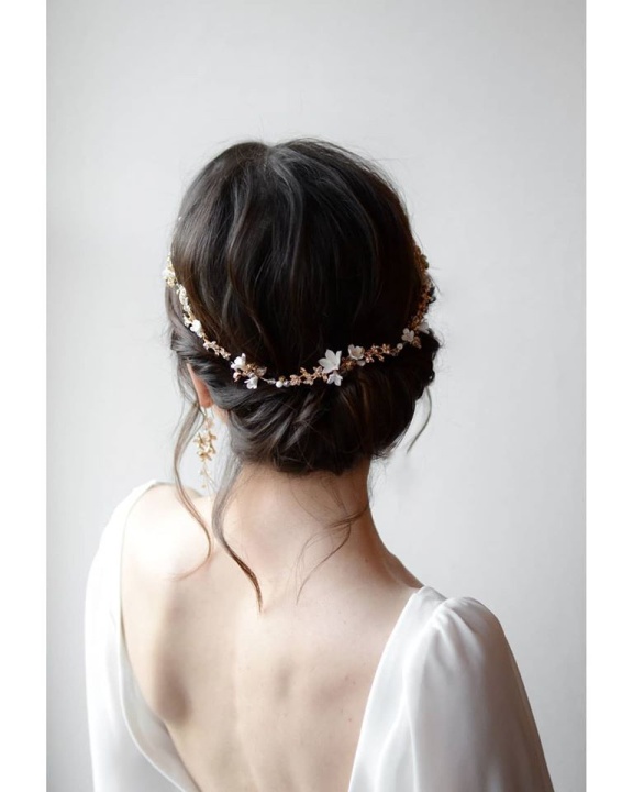 opaska ślubna do włosów