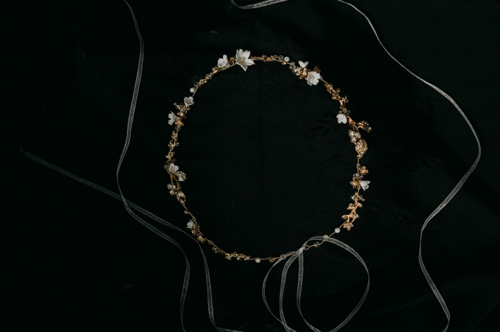 opaska ślubna do włosów