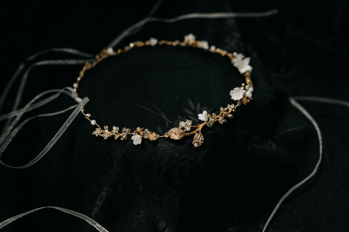 opaska ślubna do włosów
