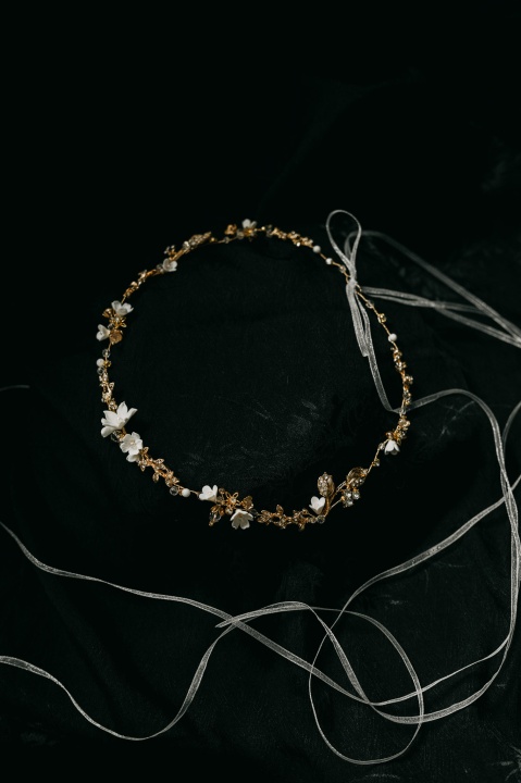 opaska ślubna do włosów