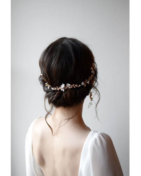 opaska ślubna do włosów