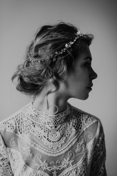 opaska ślubna do włosów